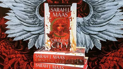 Bloomsbury Crescent City book display