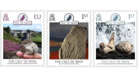 Shaun Murphy/Paul Corrin/MMH/Mike Radcliffe Calf of Man stamps