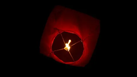 Redcar and Cleveland Council A sky lantern