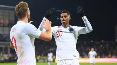 Marcus Rashford scored against Montenegro and Kosovo