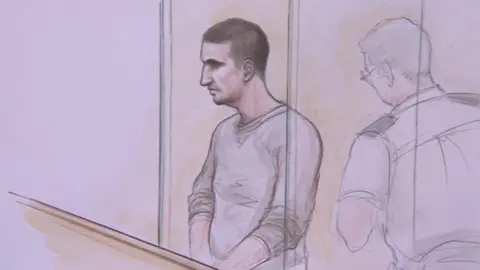 Helen Tipper Michael Stirling court sketch