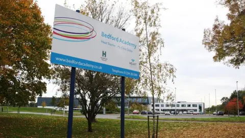 Bedford Academy School closed after body found on site