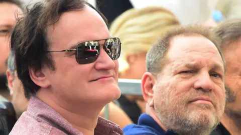 Getty Images Quentin Tarantino and Harvey Weinstein