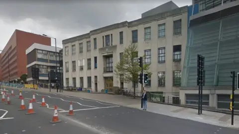 Google Crossing near University of Sheffield