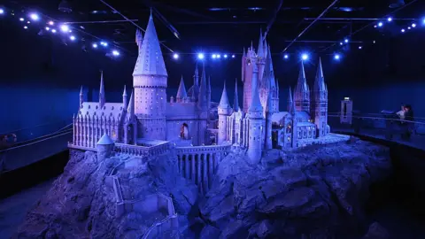 Getty Images Leavesden is home to Warner Brothers Studios and its Studio Tour London, home to The Making of Harry Potter. Picture is a model of the Hogwarts castle