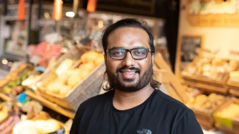 Steve Morgan/BBC Monish Mohan