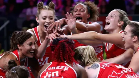 Getty Images England netball team