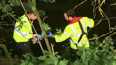 Environment Agency Environment Agency officers at work