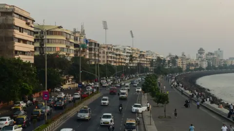 AFP Marine Drive seafront in Mumbai