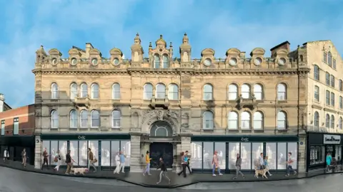 Barnsley Council Artist impression of Barnsley Civic