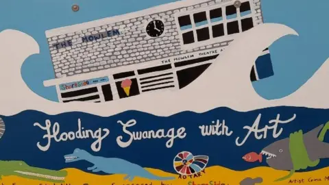 Dorset Council Swanage wave barriers