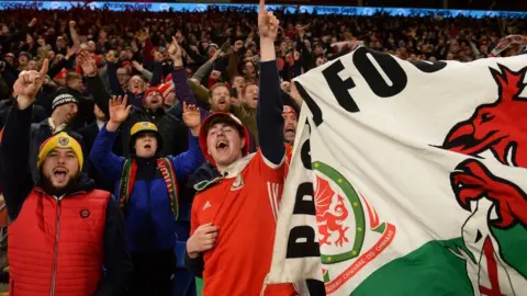 Getty Images Wales fans