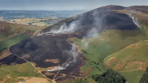 David Goddard burning