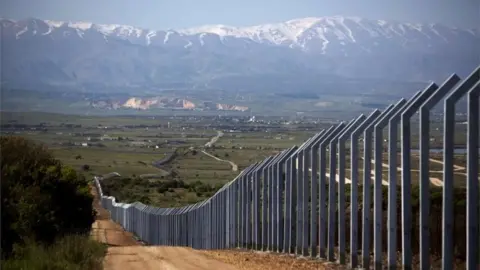 AFP Fence as seen from Israeli side of the occupied Golan Heights