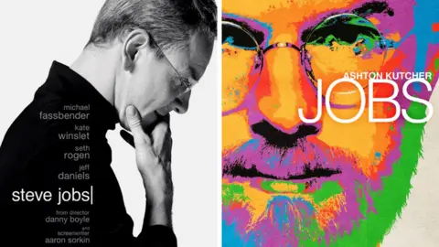 Universal / Open Road Films Film posters for Jobs and Steve Jobs