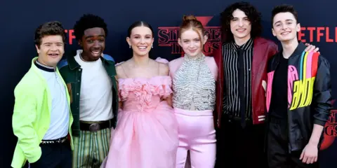 Getty Images The cast of Stranger Things