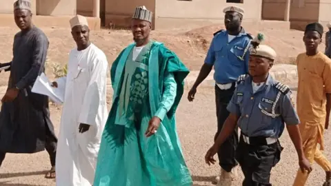 Kano Hisbah board Haruna Sina and entourage