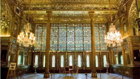 Getty Images Interior of the Golestan Palace in Tehran