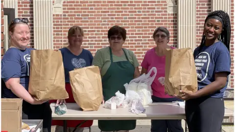 Salma Gudaf Connecticut food aid team