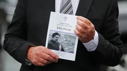 PA Media John Hume funeral