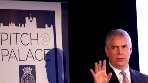 Getty Images Prince Andrew at a Pitch@Palace event