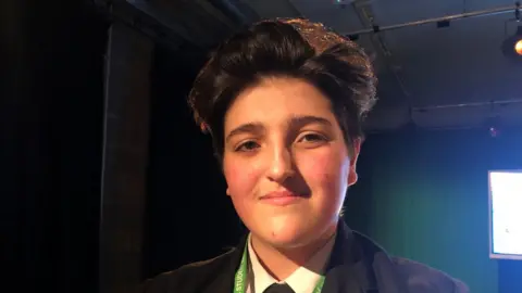 Emma Baugh/BBC Catherine, a student at Kettering Science Academy