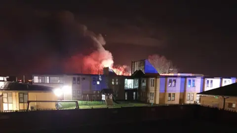 Amy Rebecca Hill Building on fire