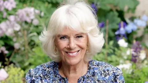 Clarence House The photograph released to mark the Duchess of Cornwall's 75th Birthday