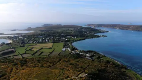 Above and Below Imagery Bryher island