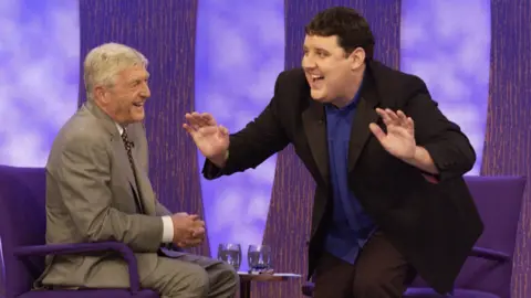 BBC Sir Michael Parkinson and Peter Kay in 2003