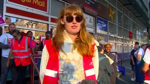 Postwoman Hannah Carrol in Whitechapel