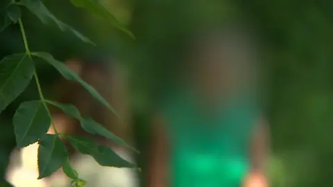 Steve Hubbard/BBC Blurred figure