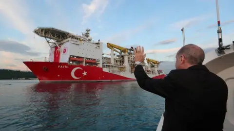 Reuters President Erdogan has been outspoken on Turkish drilling rights in the Eastern Mediterranean