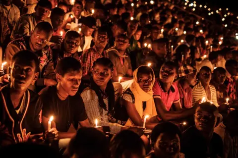 AFP Vigil rwandan genocide