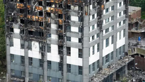 AFP Grenfell Tower after blaze