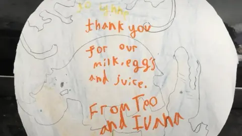 G&L Milk Letter of thanks to Lynne Walls