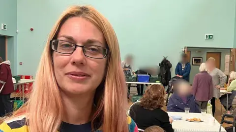 Andy Holmes/BBC Liz Clement, a child minder from Newport Pagnell