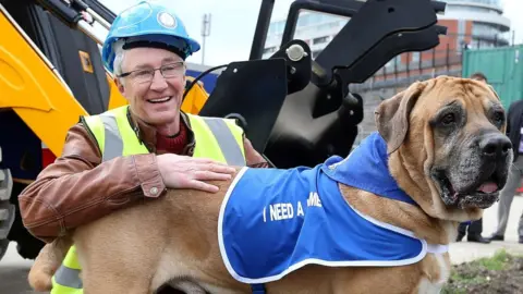 Getty Images O'Grady at Battersea Dogs and Cats Home