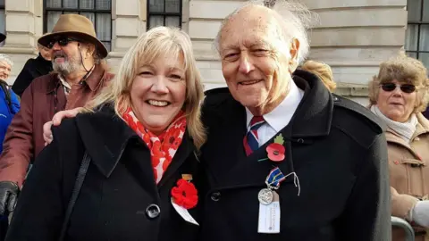 British Evacuees Association Karen Follows with James Roffey