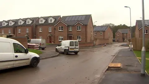 BBC New build housing estate