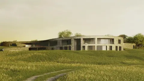 Local Democracy Reporting Service Artist's impression of the planned house