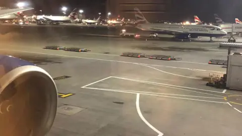 Reuters British Airways aircraft on the tarmac at Heathrow