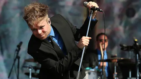 Getty Images Enter Shikari frontman Rou Reynolds
