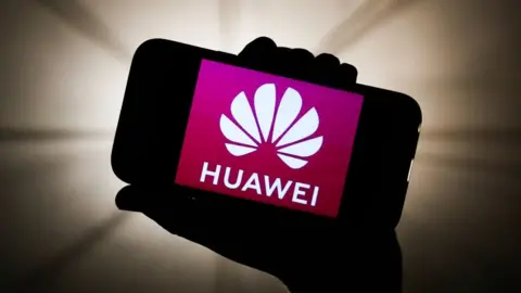 Getty Images Huawei logo