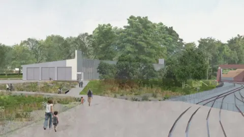 Locomotion Artist's impression of museum