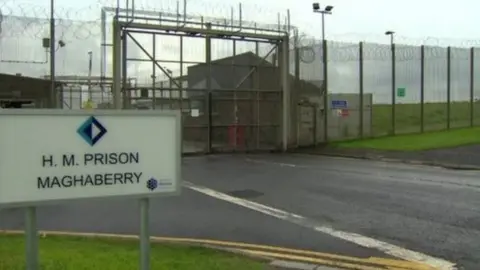 BBC Maghaberry Prison, generic shot of front security gates