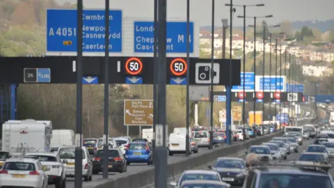 Geograph/Lewis Clarke M4 near Malpas