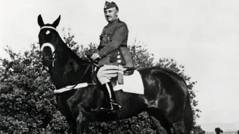 AFP/Getty General Francisco Franco on a horse