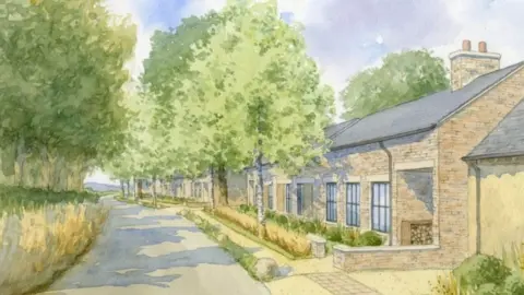 Simpson Studios Artist's Impression Of The New Homes Within The Maidenbrook Country Park