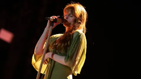 Getty Images Picture of Florence Welch from Florence and the Machine